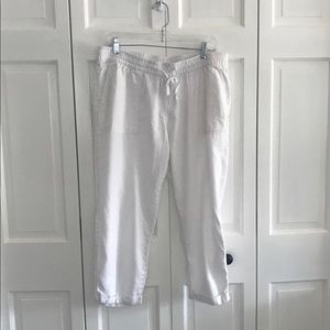 Old Navy Linen Crops